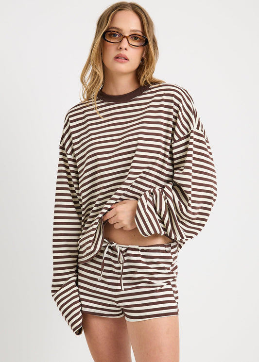 Bloom Long Sleeve Stripe Top