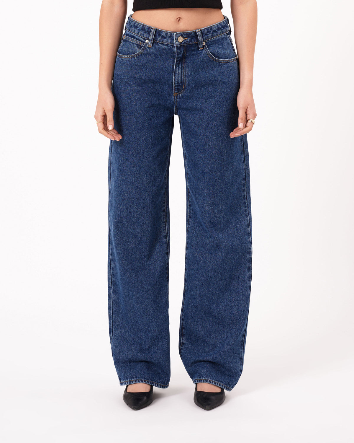 95 Mid Baggy Petite Denim Jeans