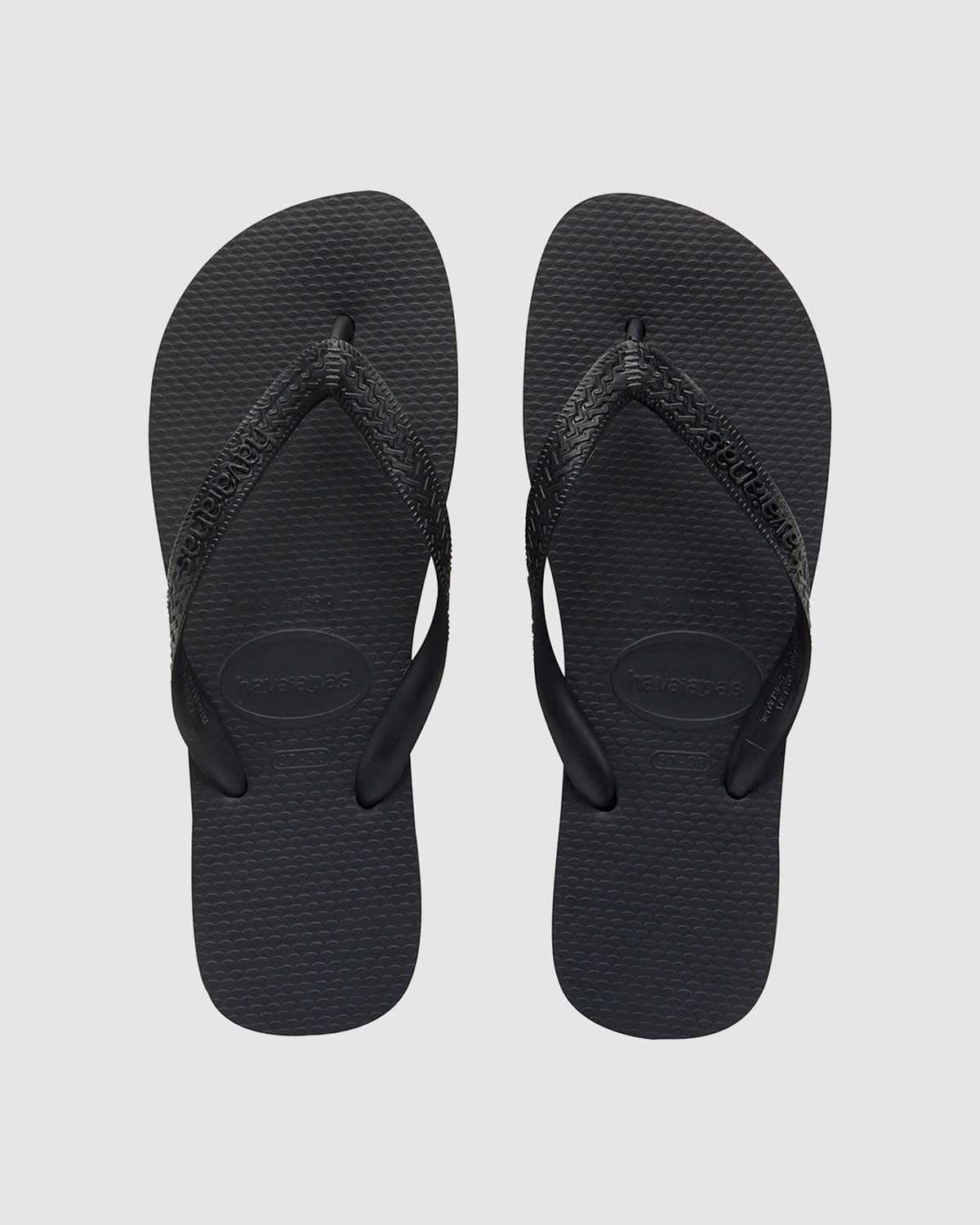 Top Thongs Black