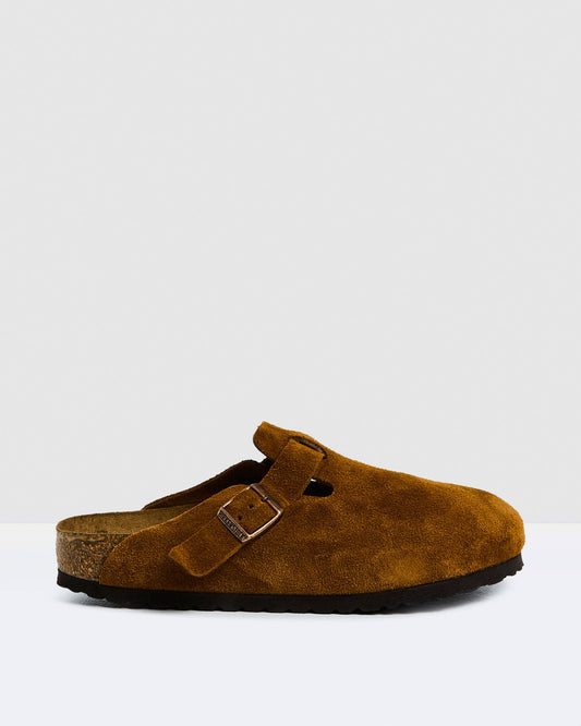 Boston Soft Footbed Suede Leather Sandals