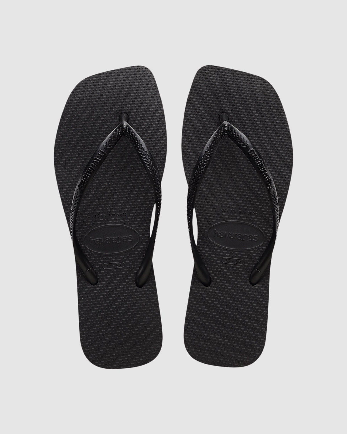Slim Square Flip Flops
