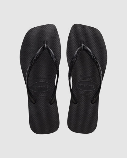 Slim Square Flip Flops