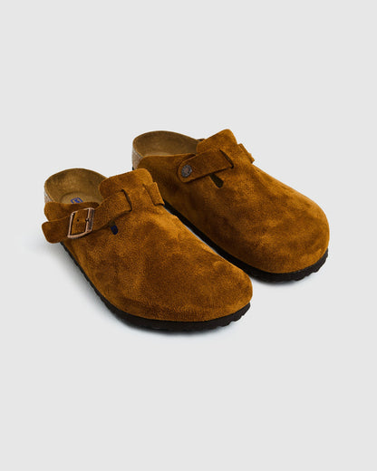 Boston Soft Footbed Suede Leather Sandals