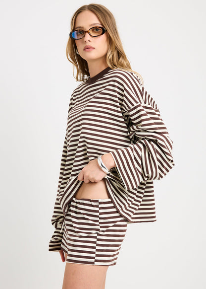 Bloom Long Sleeve Stripe Top