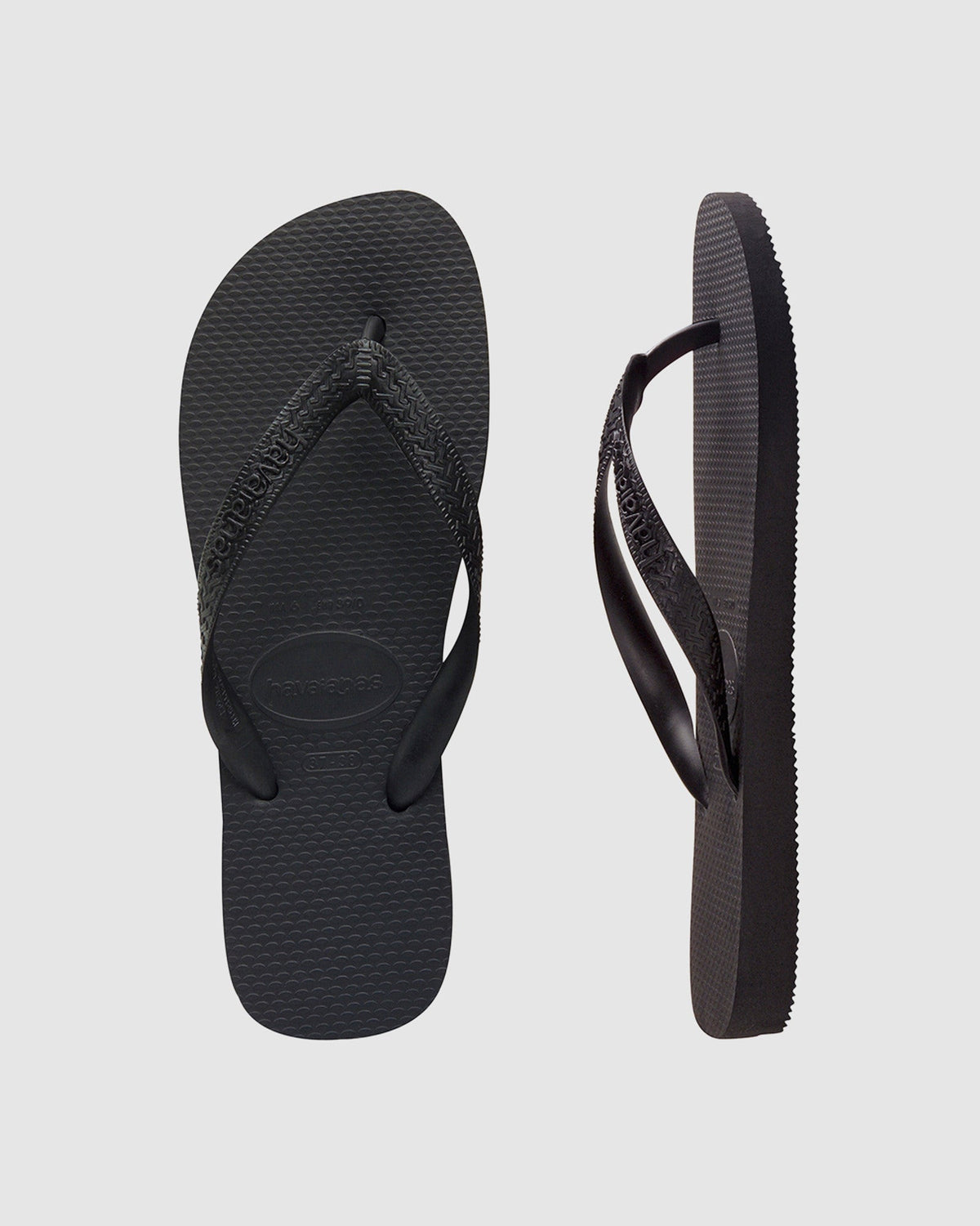 Top Thongs Black