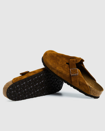 Boston Soft Footbed Suede Leather Sandals