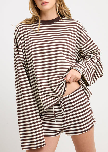 Bloom Long Sleeve Stripe Top